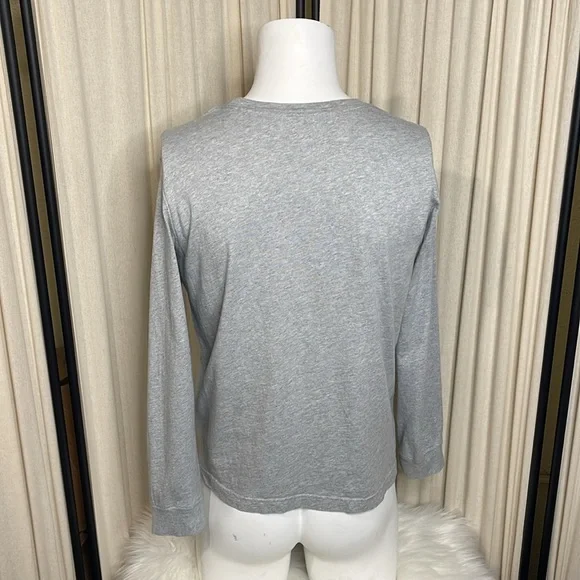 ❗️LAST CHANCE❗️EXCELLENT CONDITION! GEORGE HEATHER GREY SOFT LONG SLEEVE TEE M - Picture 5 of 10